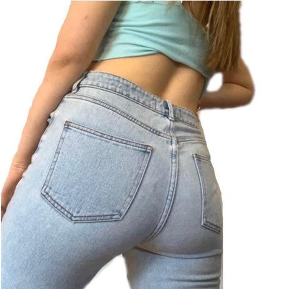 Light wash pacsun high waisted mom jeans